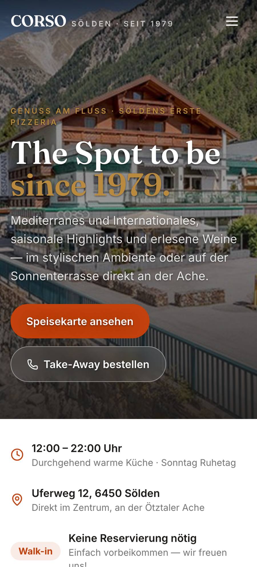 CORSO Sölden — Restaurant (mobile), rebuilt